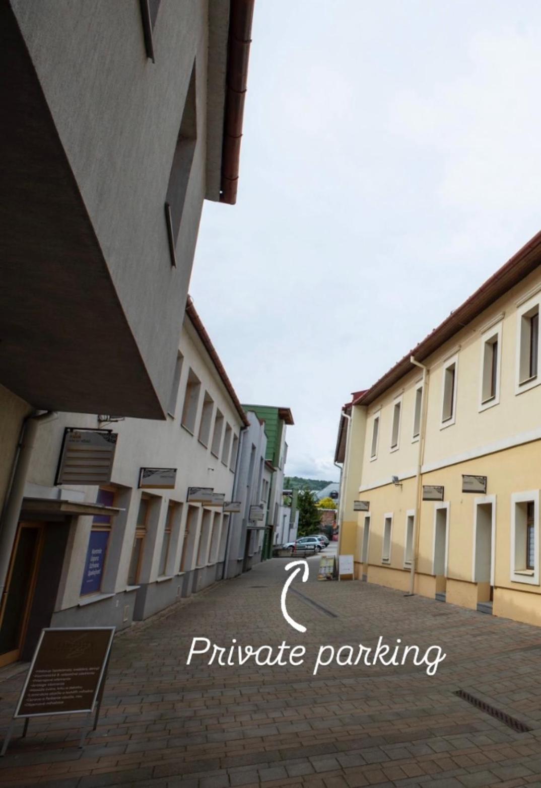 Alure Residences 10 - 24H Self Check-In & Private Parking Next To The Apartment Building Included, City Center Right On Snp Square In A Quiet Passage, New Building, Best Deal In Town Besztercebánya Kültér fotó